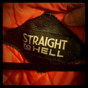 Straight to Hell Leather Jacket